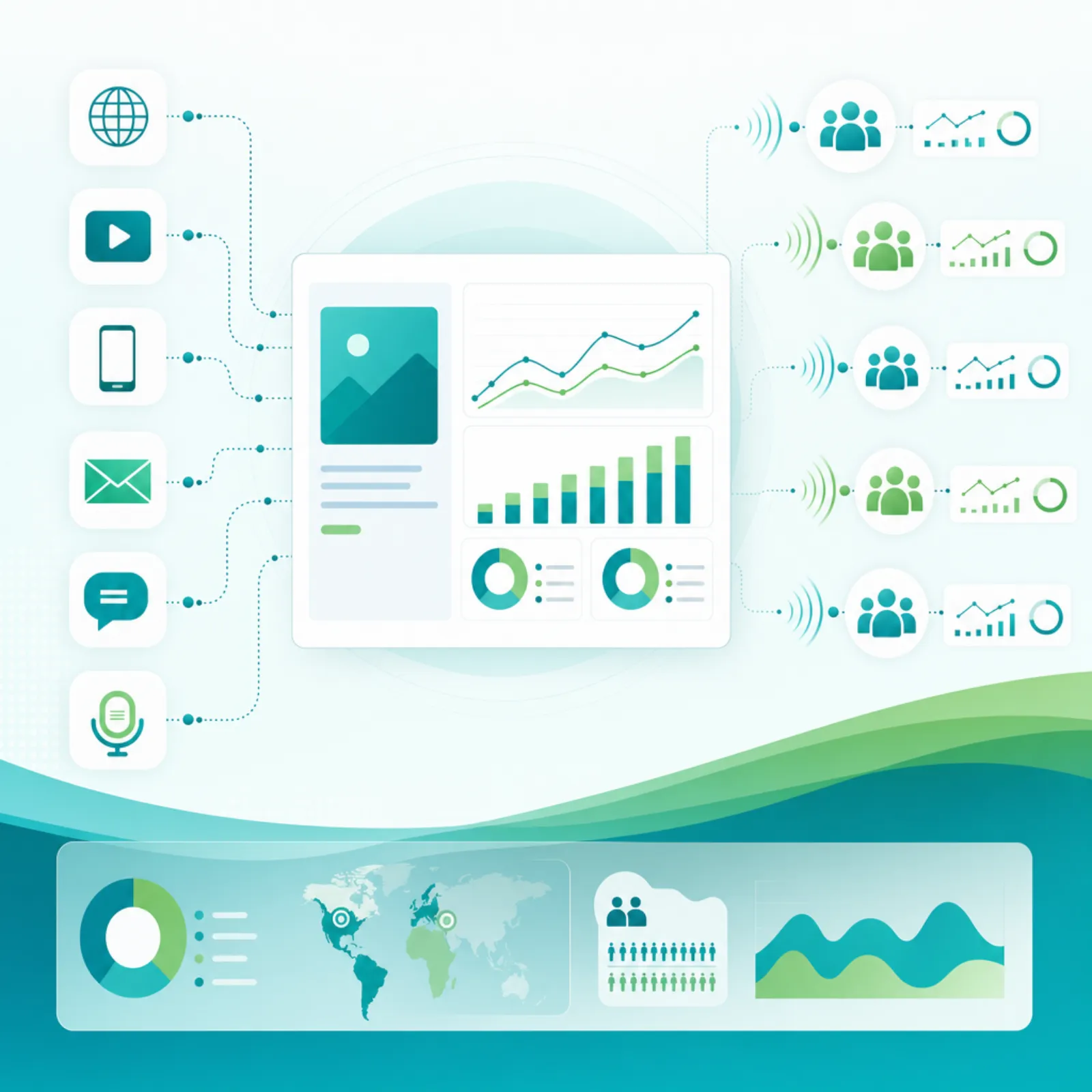 Content marketing services - content production and distribution
