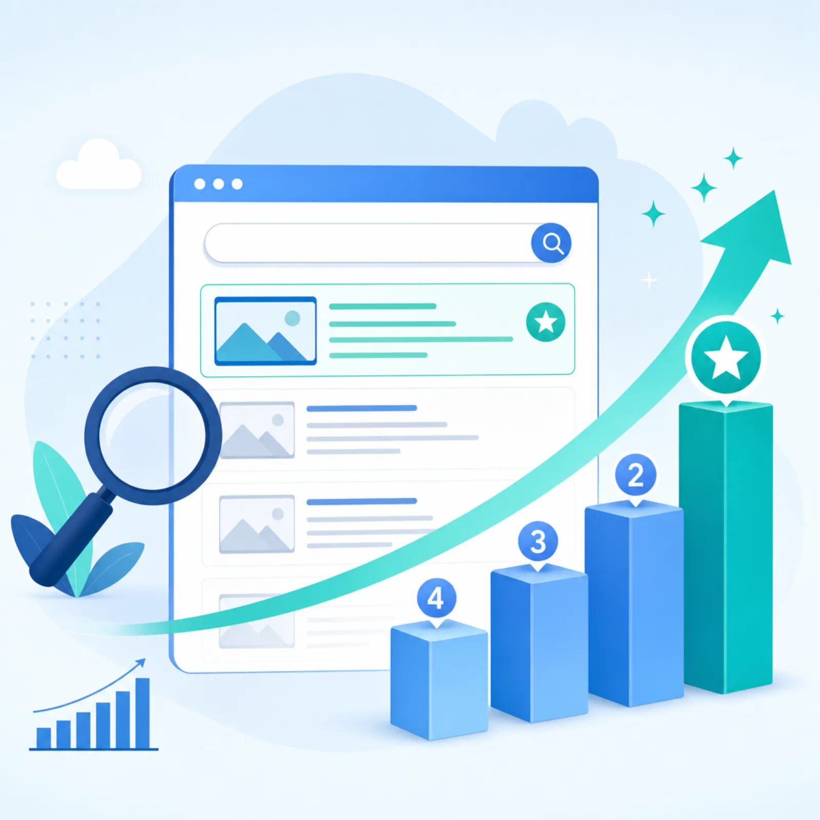 SEO services - technical audit and keyword strategy
