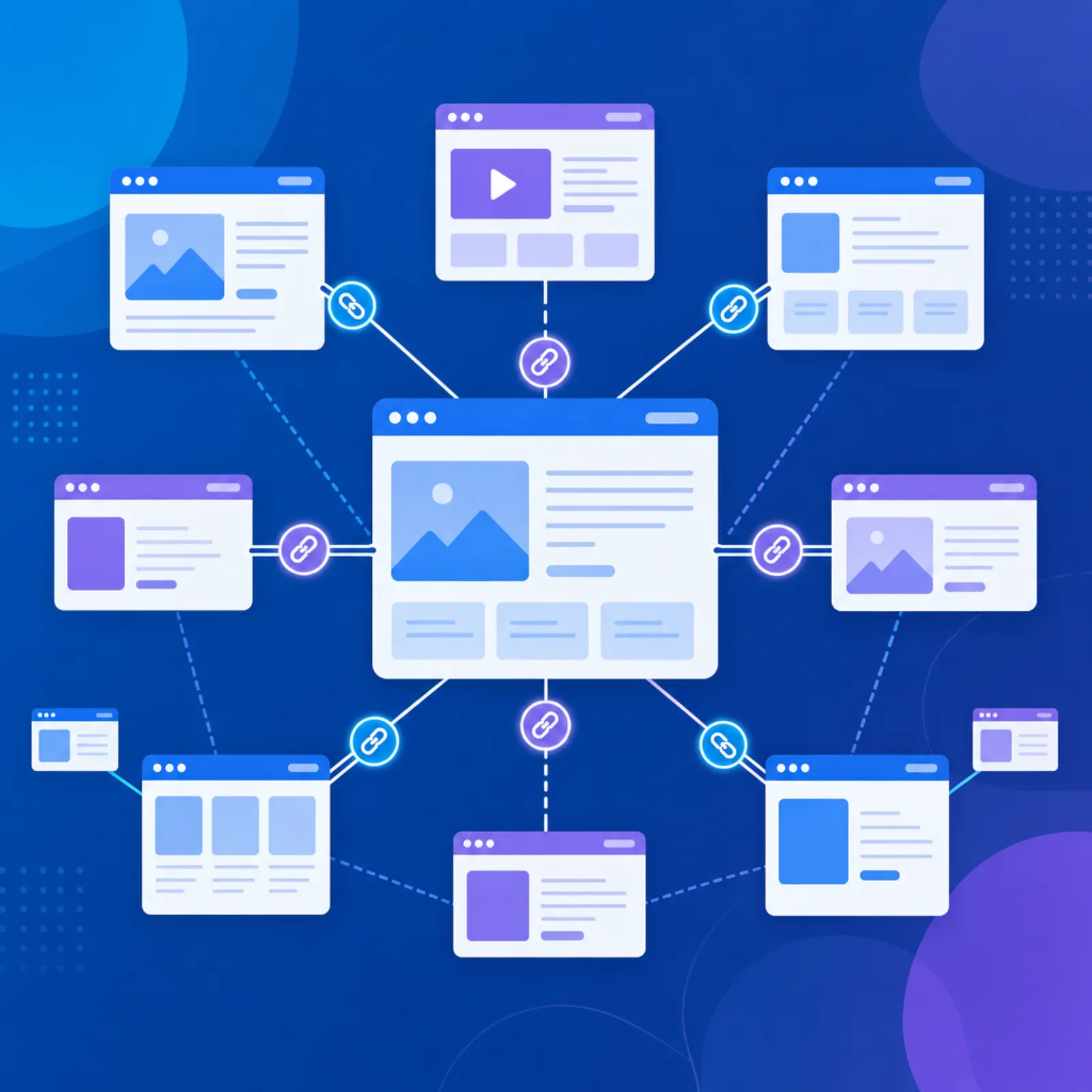 SEO services - link building and content optimization