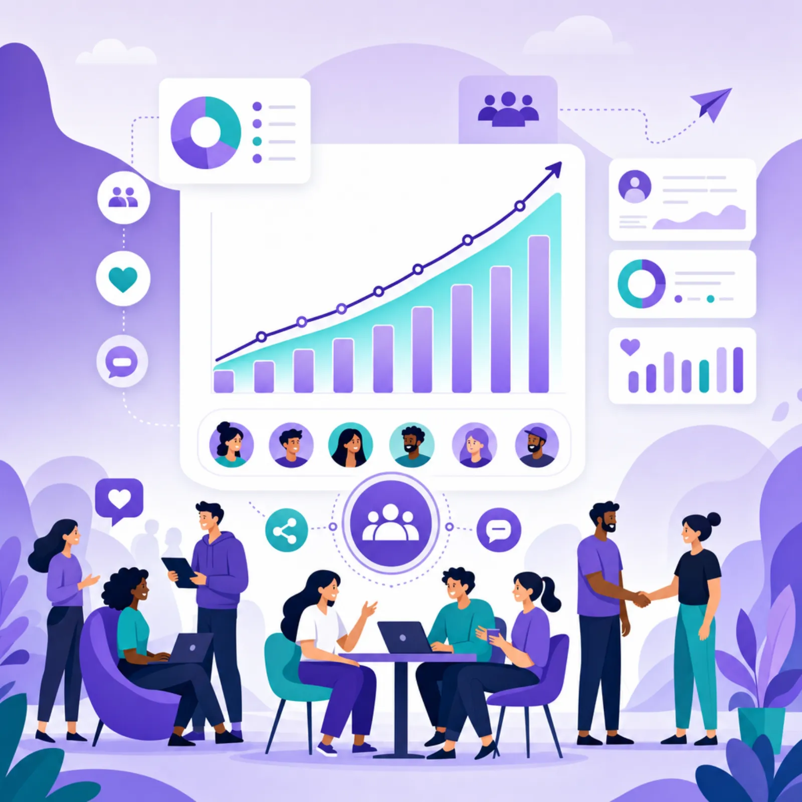 Social media marketing services - community management and customer loyalty