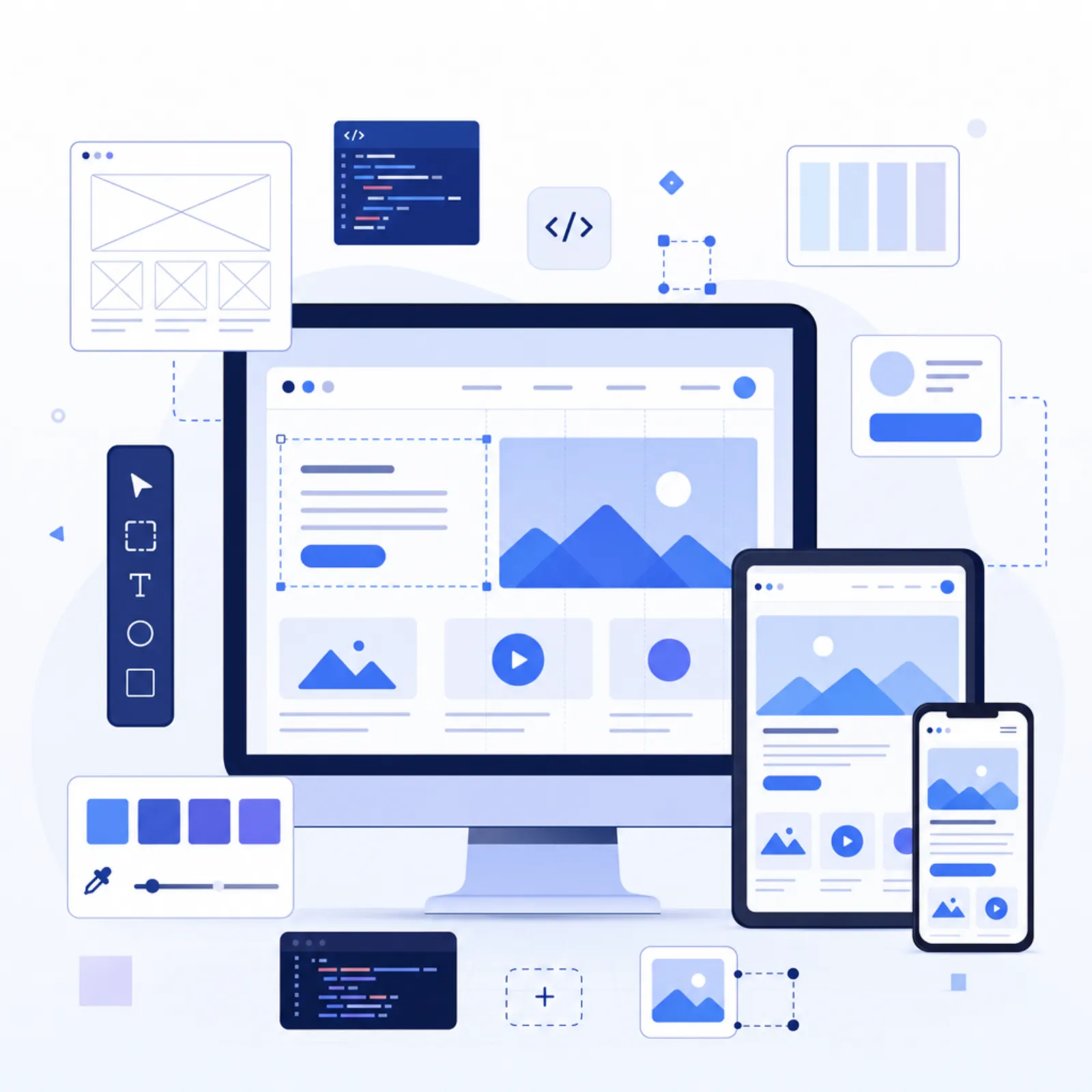 Web development services - modern frameworks and performance optimization